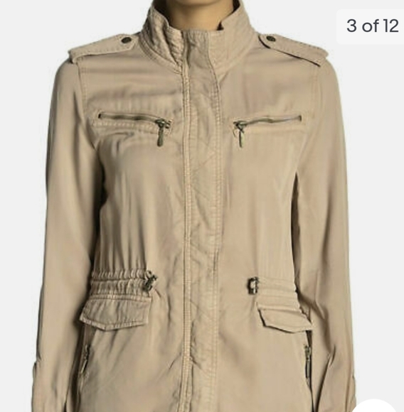 Max Jeans Utility Tencel Military Jacket M - Picture 7 of 8